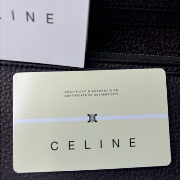 Celine Brown Leather Wallet Full Inclusion LIKE NEW - Picture 7 of 15